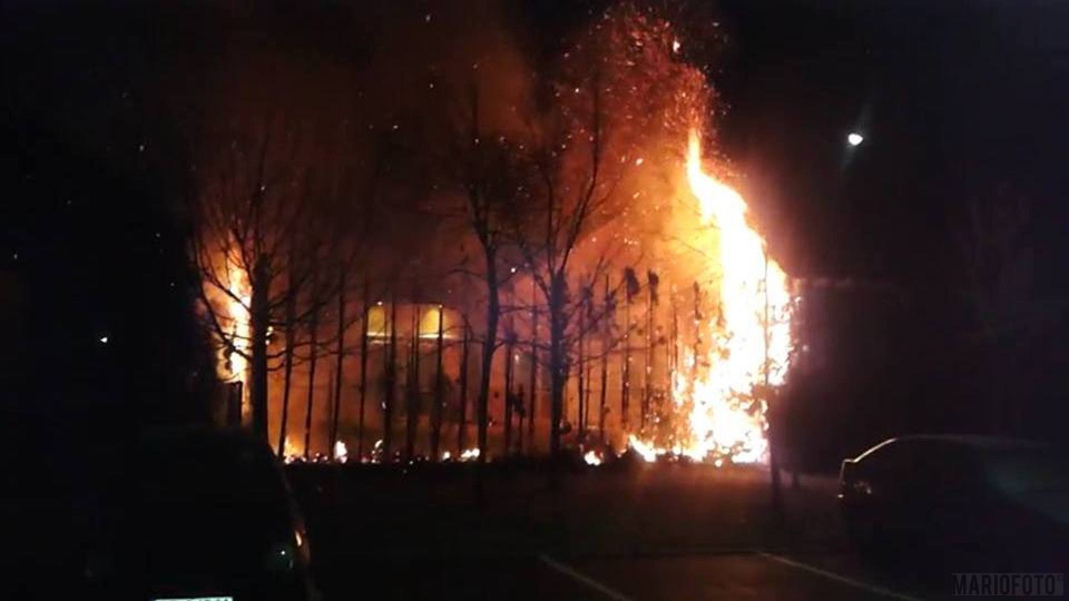 Pożar przy ulicy Samborskiej w Opolu(fot. Mariusz Materlik)