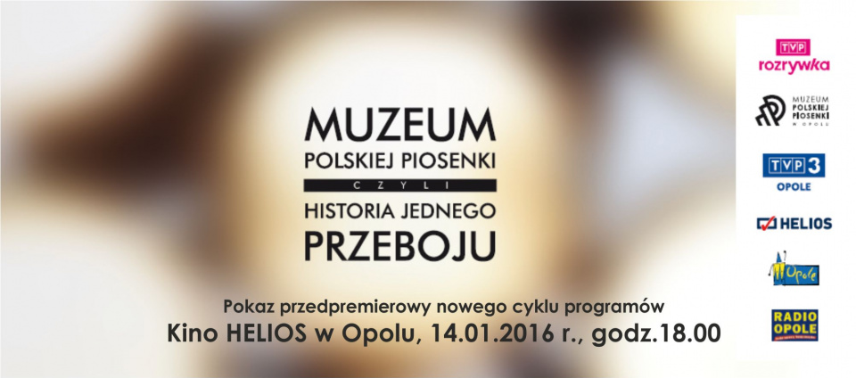 "Muzeum Polskiej Piosenki, czyli historia jednego przeboju" - przedpremierowy pokaz nowych odcinków już w czwartek (14.01)