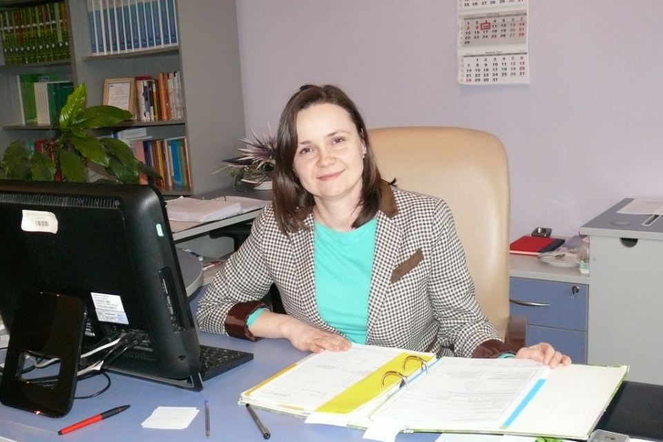 Anna Sadowska z Powiatowego Urzędu Pracy w Kluczborku [fot. Monika Antczak]