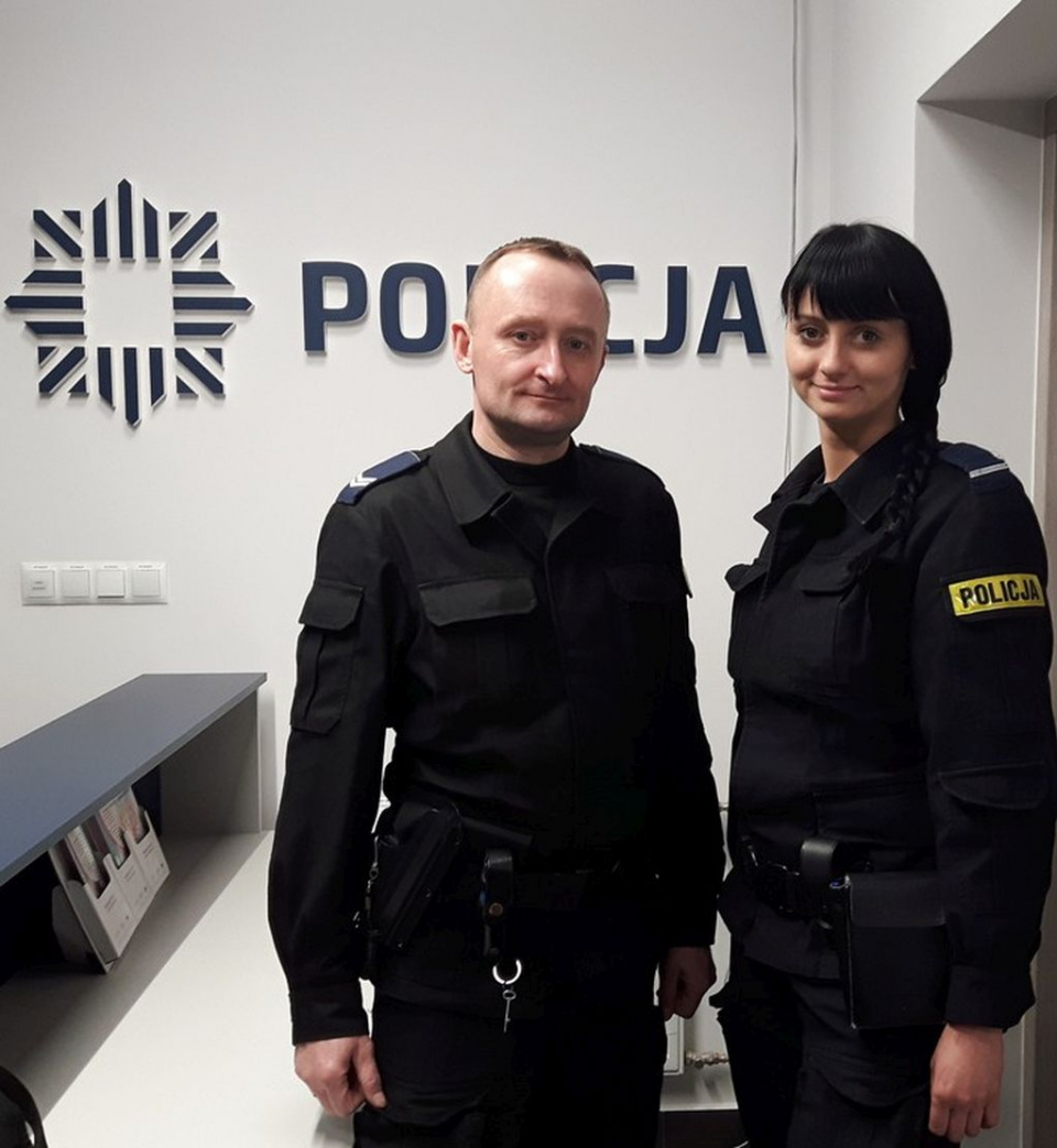 Agnieszka Huczek i Dariusz Marchewka [fot.KPP Nysa]