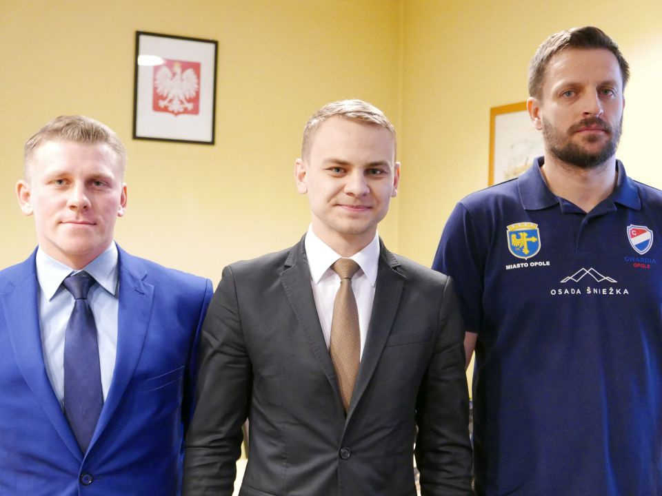 Od lewej: Tomasz Wróbnel, Marcin Rol, Rafał Kuptel [fot. Aneta Skomorowska]