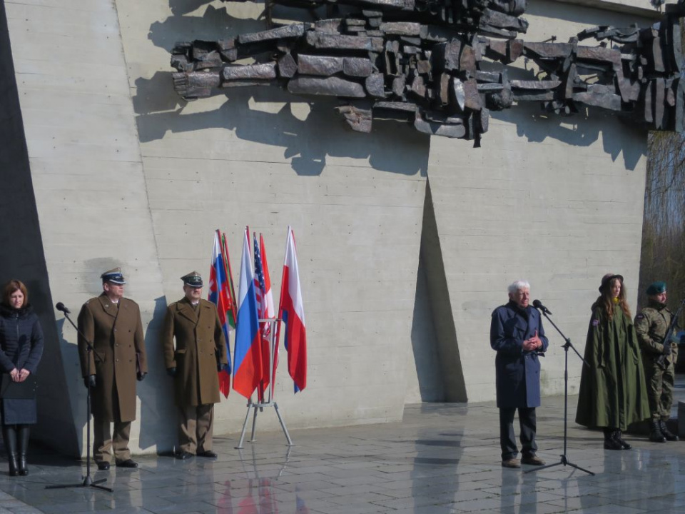 Przemawia Wiktor Natanson - najmłodszy jeniec Stalagu 344 [fot.Dorota Klonowska]