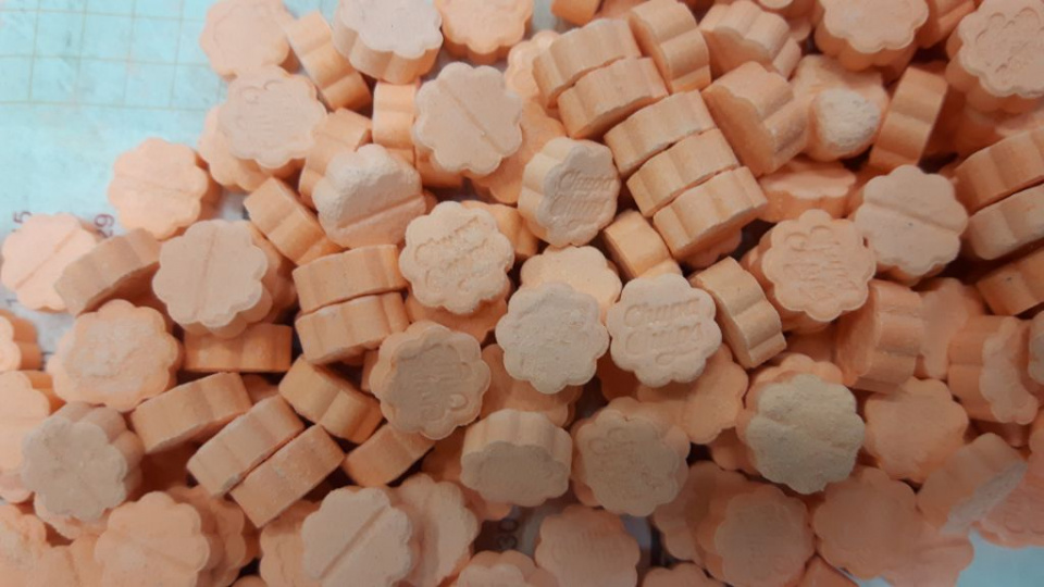 Tabletki ecstasy [fot. Izba Celna w Opolu - arch.]