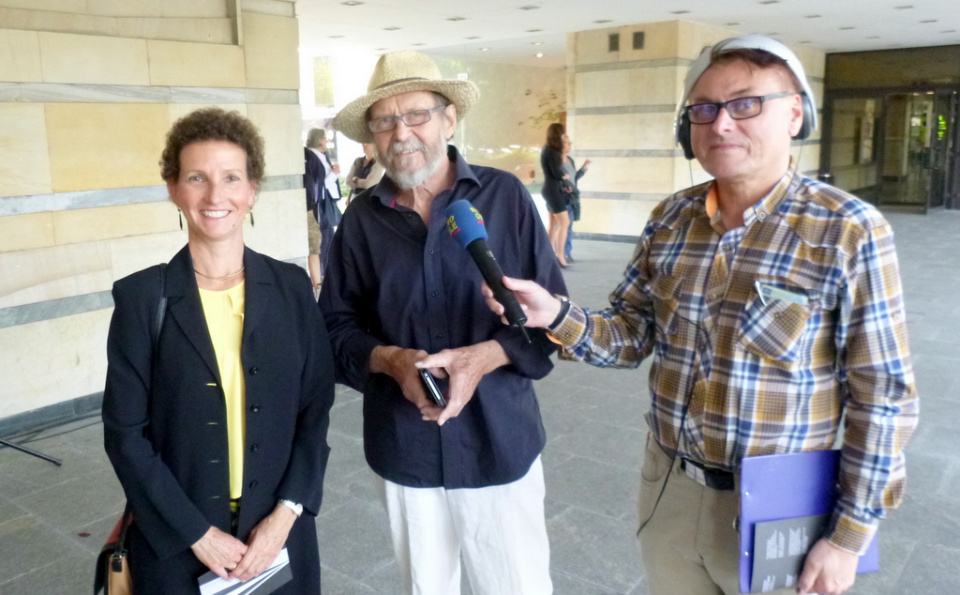 Sabina Haake, Ben Muthofer, Mariusz Majeran [fot. Leon Malcharczyk]