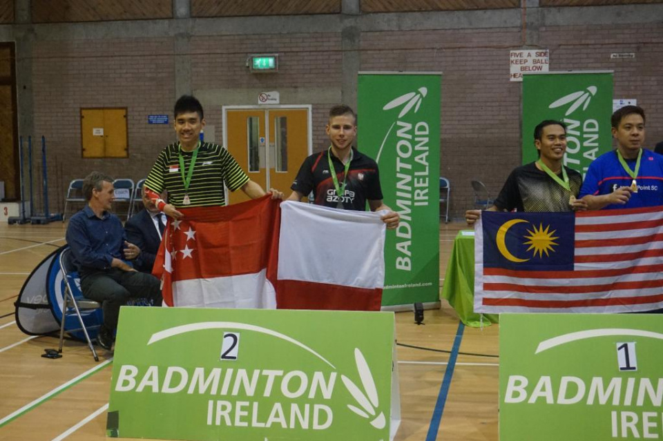 Zawodnicy MMKS-u Kędzierzyn-Koźle podczas Irish Para-Badminton International 2016 [fot. Archiwum klubowe]