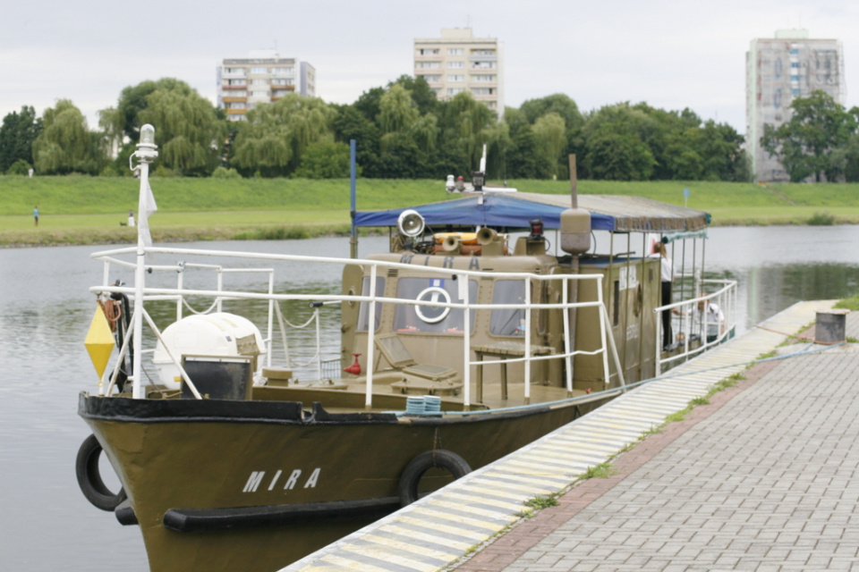 Statek Mira na przystani w Opolu [fot. Witold Wośtak]