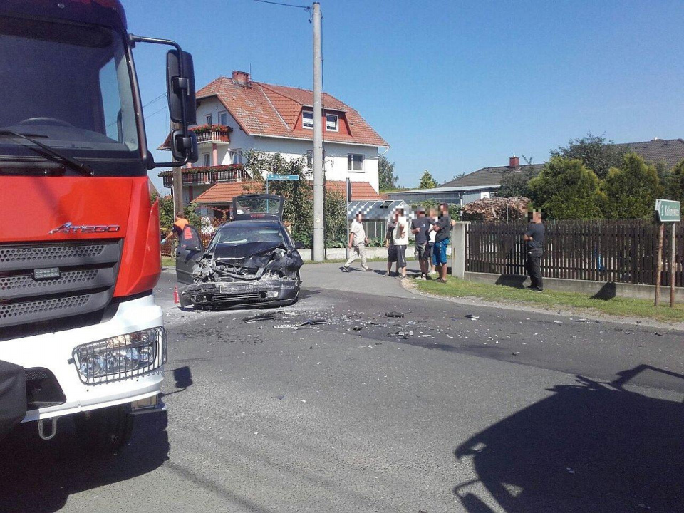 Wypadek w Węgrach [fot. MARIO]