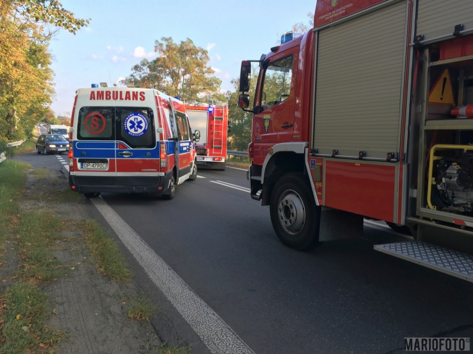 Wypadek na ulicy Strzeleckiej w Opolu [fot. Mariusz Materlik]