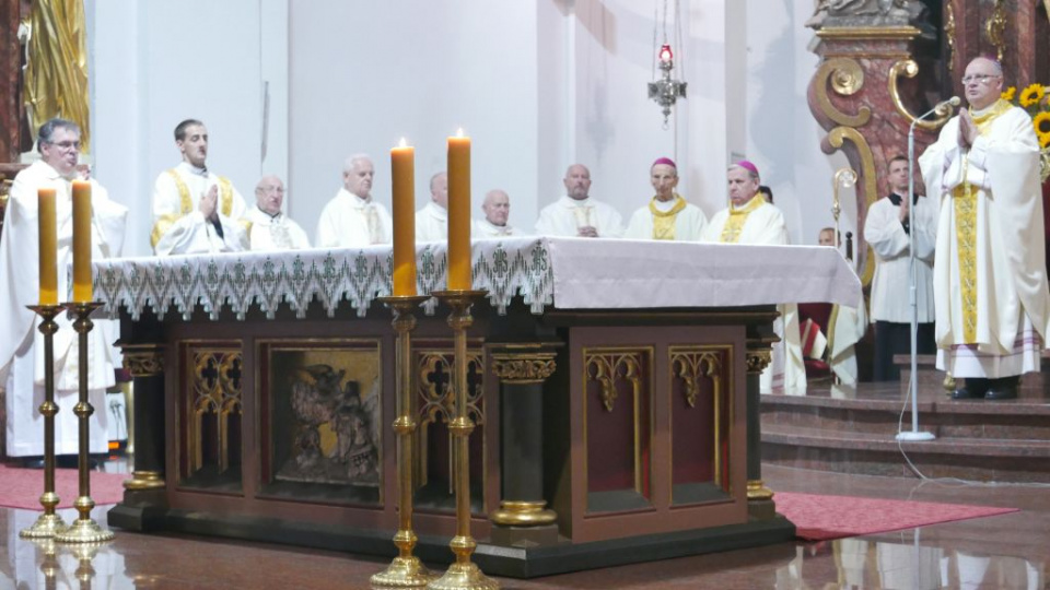 Uroczysta msza święta w 40. rocznicę śmierci biskupa Franciszka Jopa [fot. Piotr Wrona]
