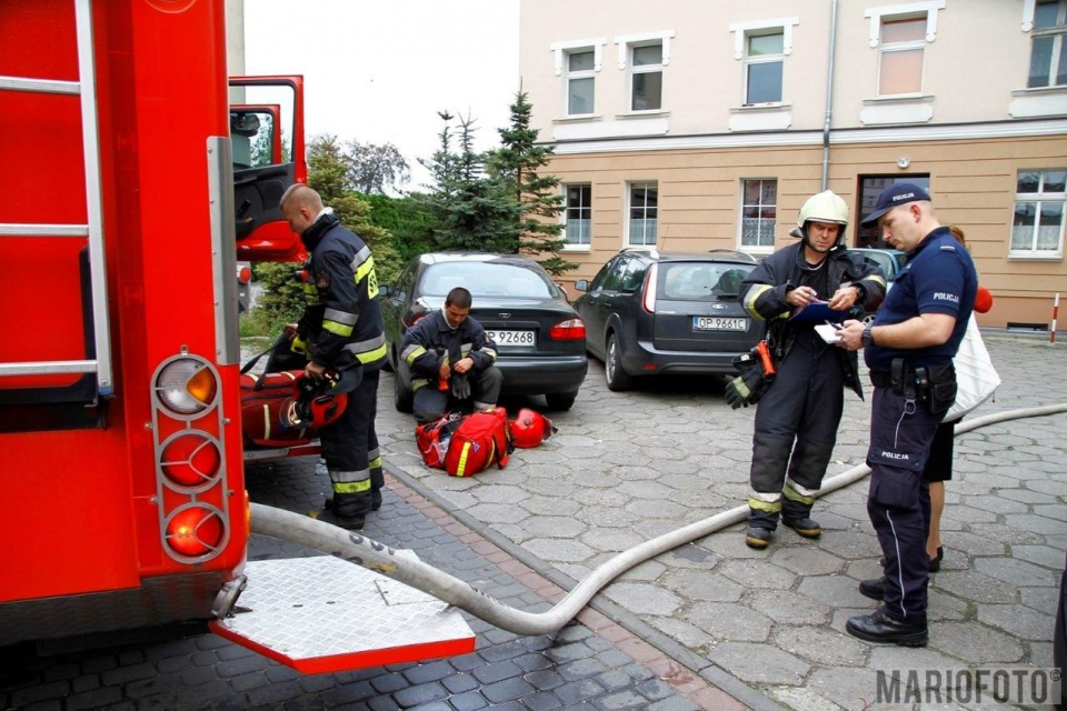 Pożar cukierni w Opolu [fot. Mariusz Materlik]