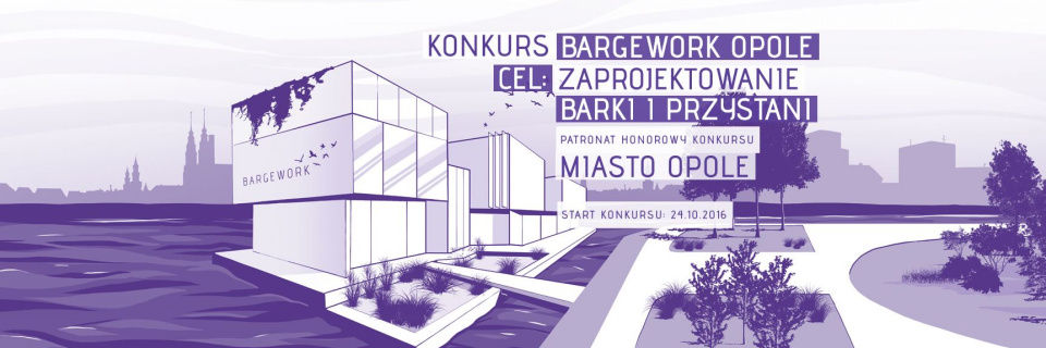 Fundacja Bargework ogłasza konurs na projekt budynku na wodzie w Opolu [fot. Bargework]