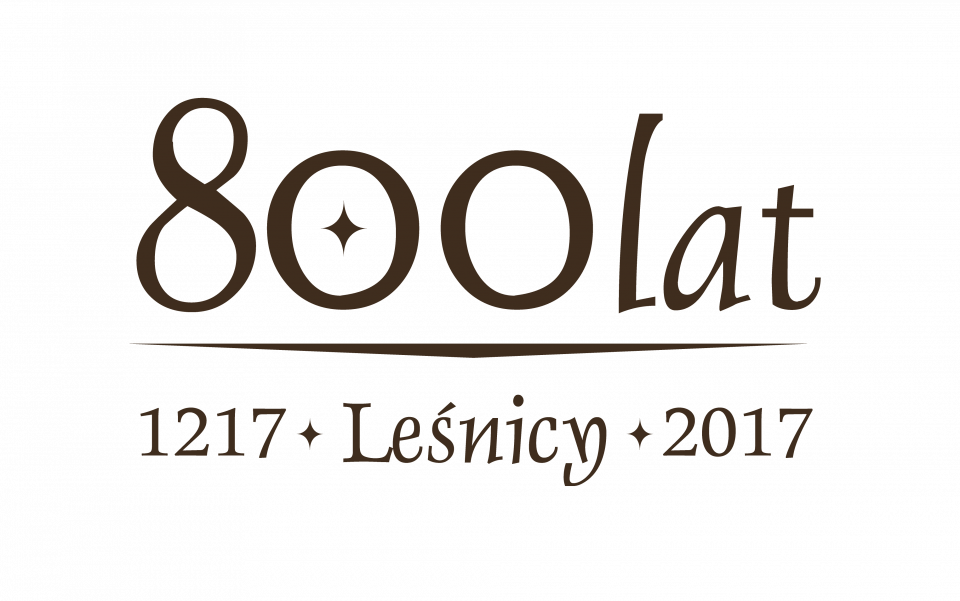 Logo obchodów 800-lecia Leśnicy [fot. archiwum urzędu miejskiego w Leśnicy]