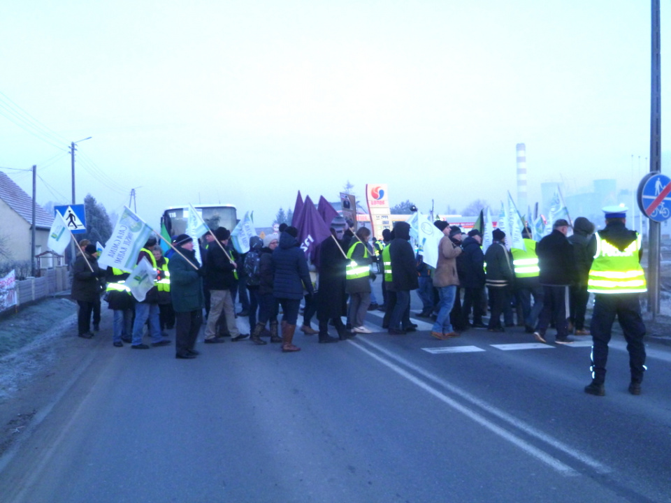 Protest w Czarnowąsach [fot. Witold Wośtak]