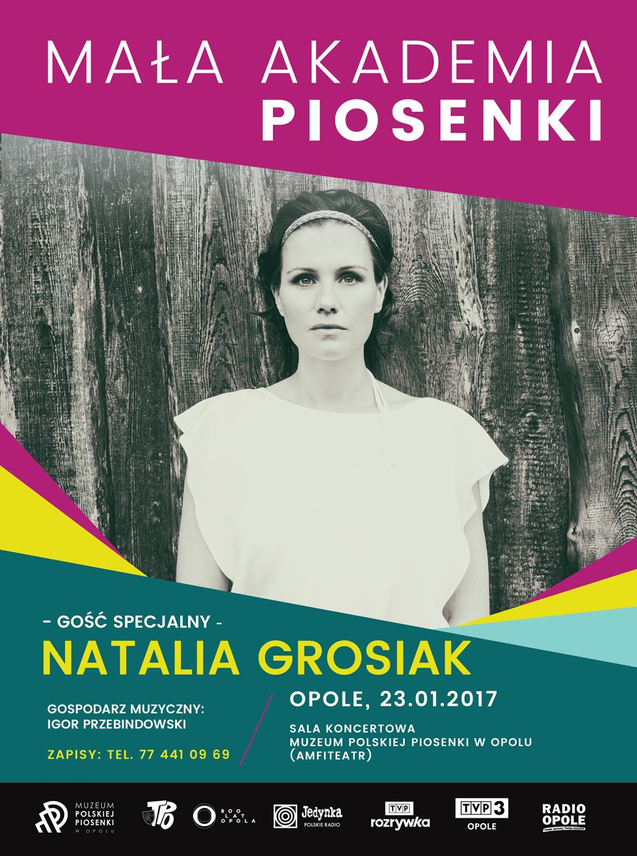 Natalia Grosiak będzie gościem Małej Akademii Piosenki w poniedziałek (23.01)