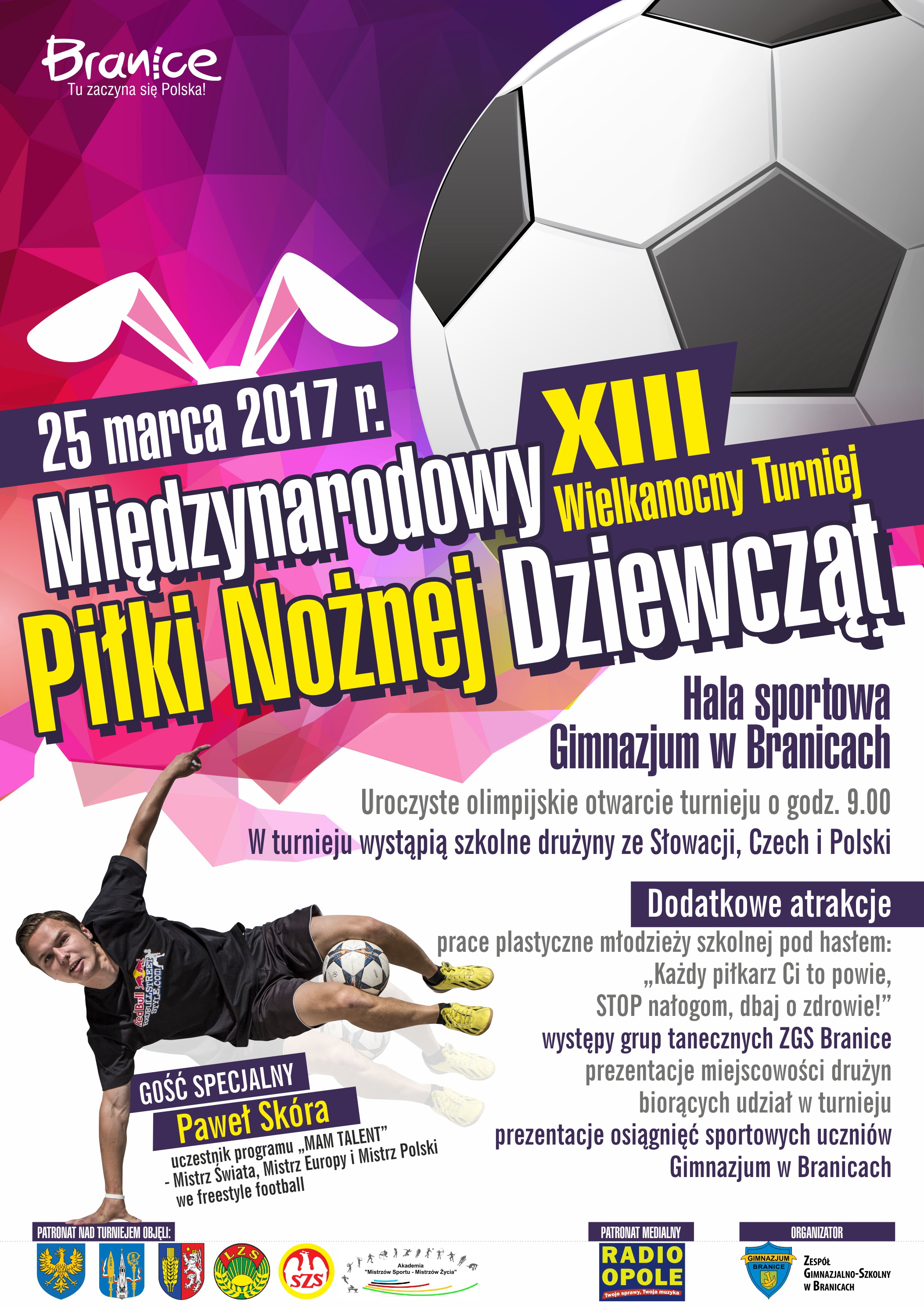 XIII Międzynarodowy Wielkanocny Turniej Halowej Piłki Nożnej Dziewcząt już w sobotę (25.03)