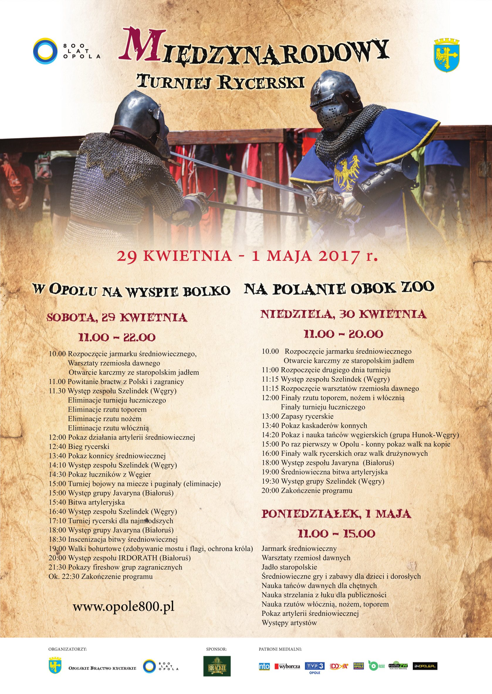 Wielki zjazd rycerstwa z całej Europy na 800-lecie Opola