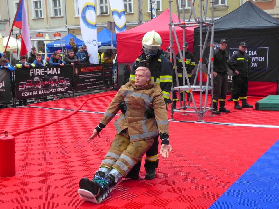 Firefighter Combat Challenge w Opolu. [fot. Witek Wośtak]