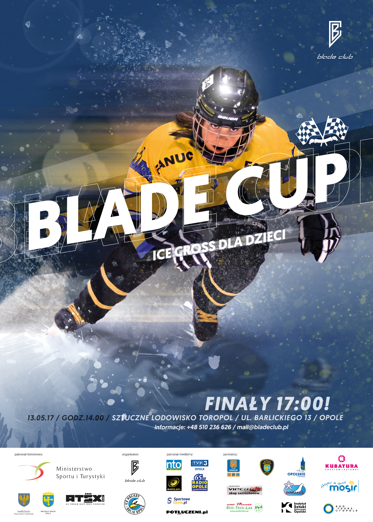 Plakat Blade Cup. Ice Cross dla dzieci [materiały organizatora]