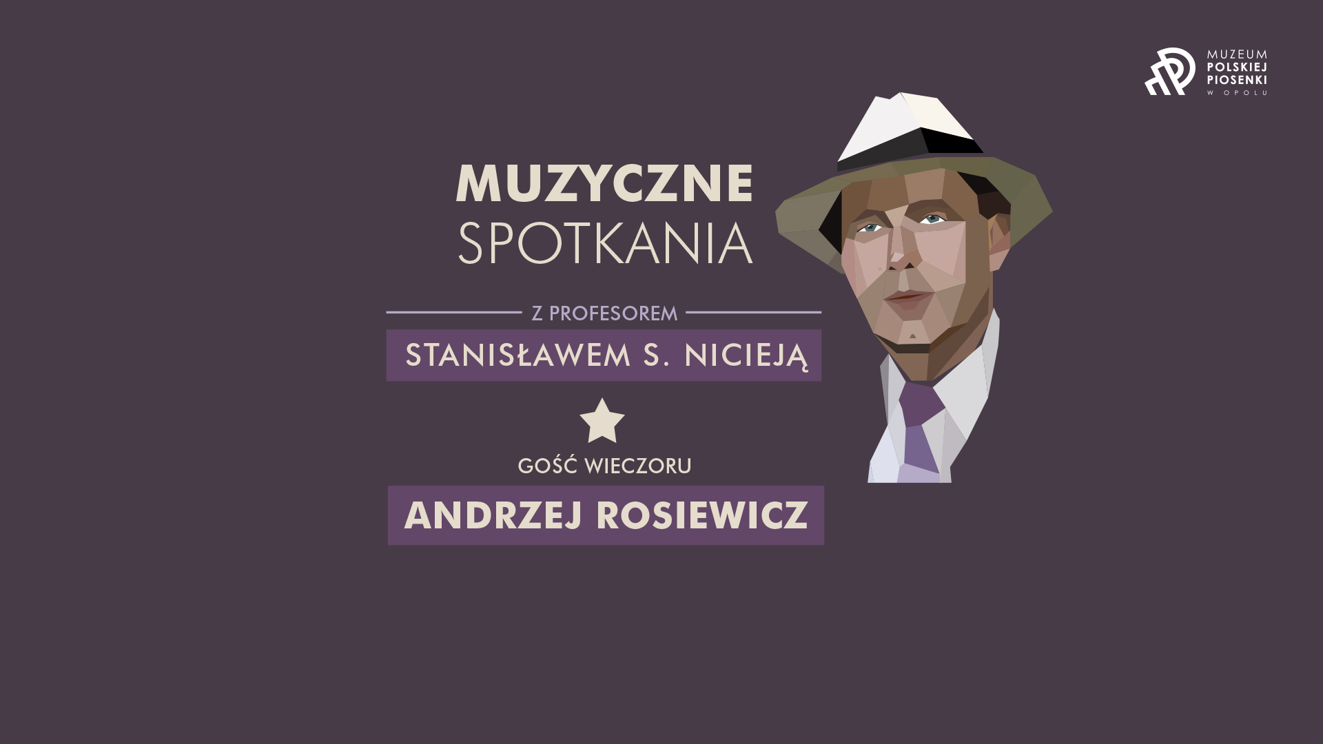 Andrzej Rosiewicz będzie w środę (17.05) gościem Muzeum Polskiej Piosenki
