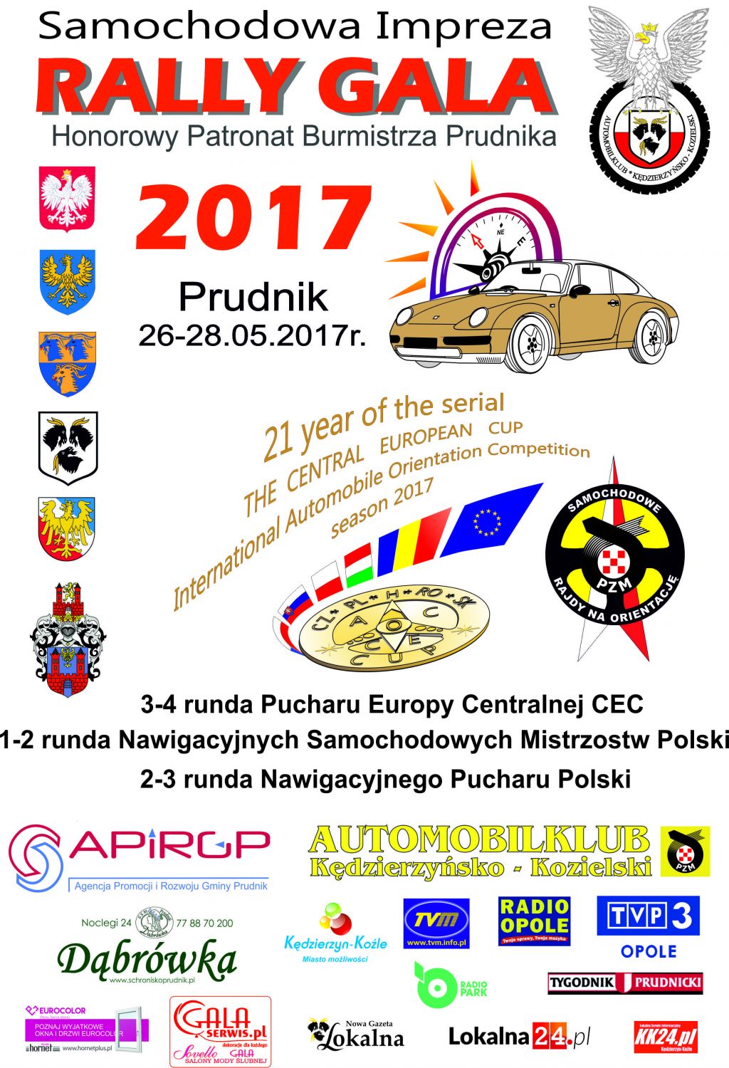 Samochodowa impreza 'Rally Gala' już w weekend w Prudniku
