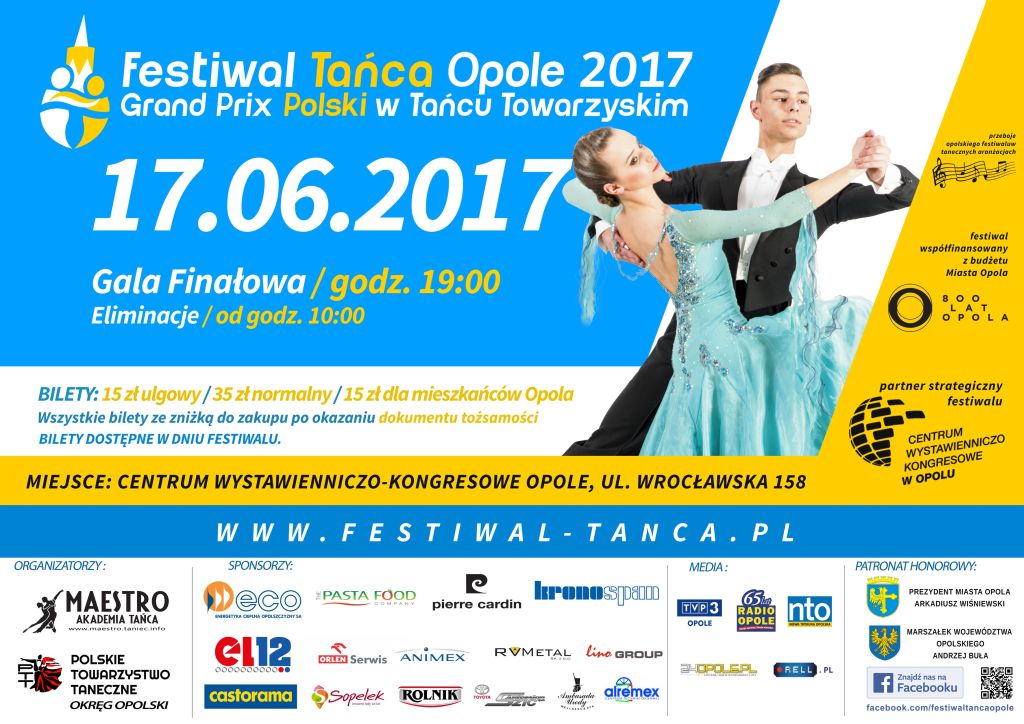 Festiwal tańca Opole 2017 już w sobotę w CWK