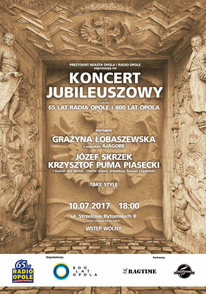 Wyjątkowy koncert z okazji 65-lecia Radia Opole już 10 lipca. Zapraszamy!