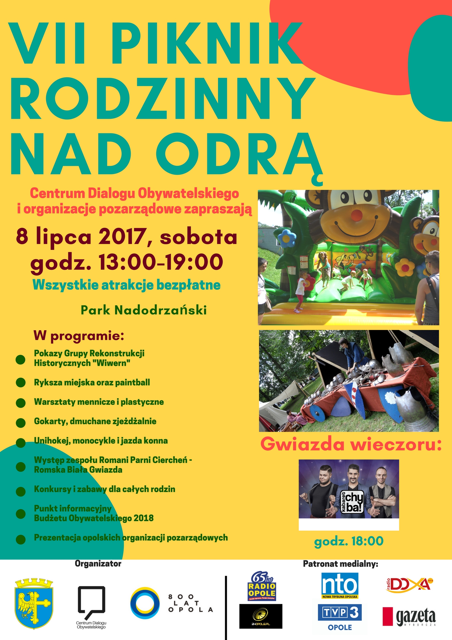 Przyjdź na piknik rodzinny nad Odrą w Opolu - to już w sobotę!
