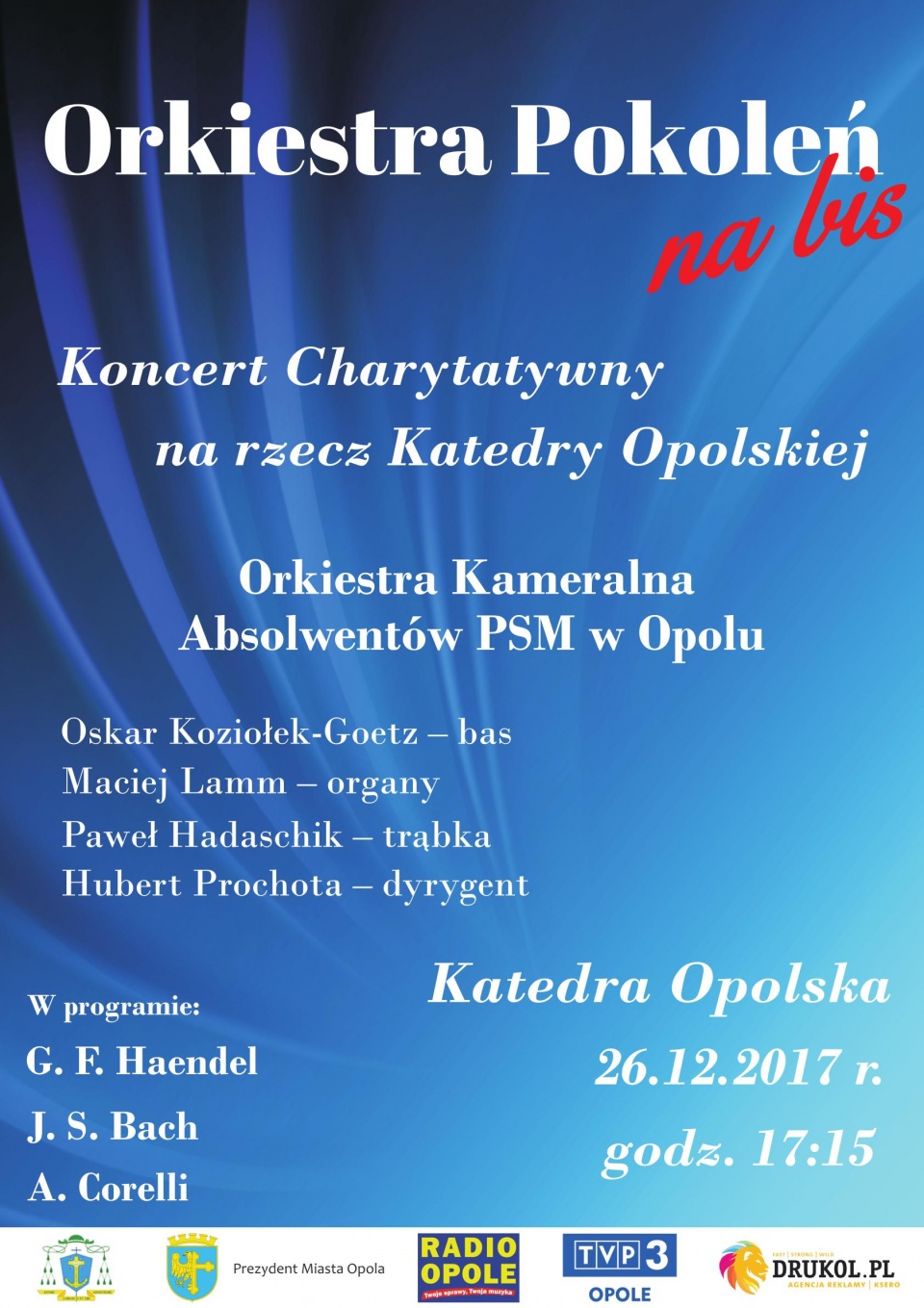 Koncert "Orkiestra Pokoleń na bis" na rzecz Katedry Opolskiej już we wtorek