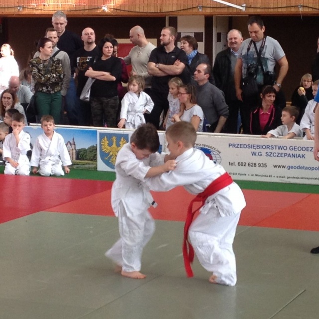 Aneta Szczepańska trenowała młodych adeptów judo