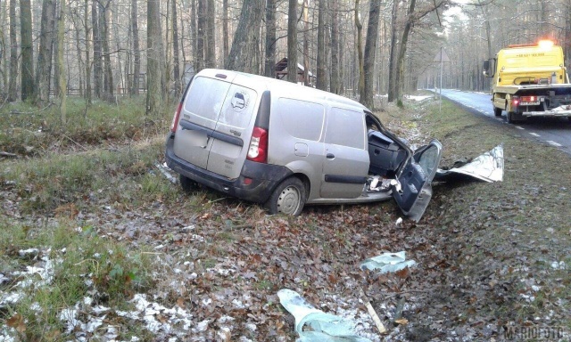 Groźny wypadek na drodze Wawelno-Prądy