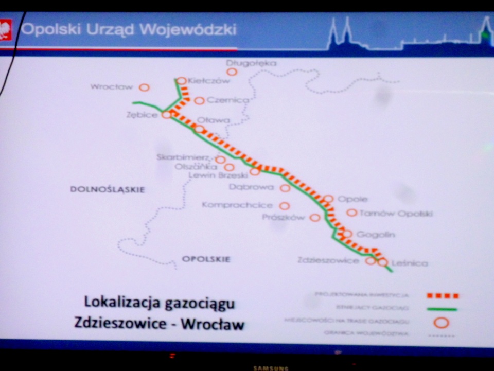 Planowany odcinek gazociągu między Brzegiem a Zdzieszowicami [fot. Witek Wośtak]