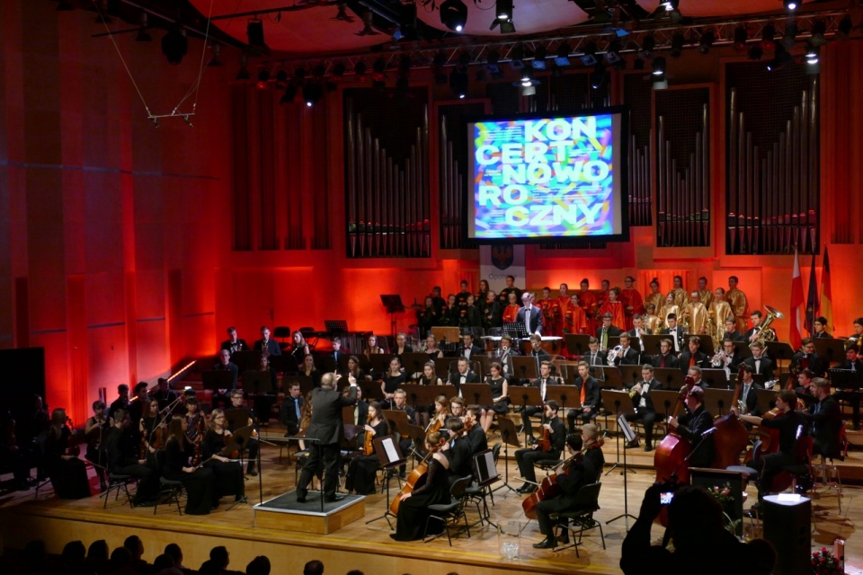 Koncert noworoczny orkiestr z Opola i Mainz [fot. Małgorzata Ślusarczyk]
