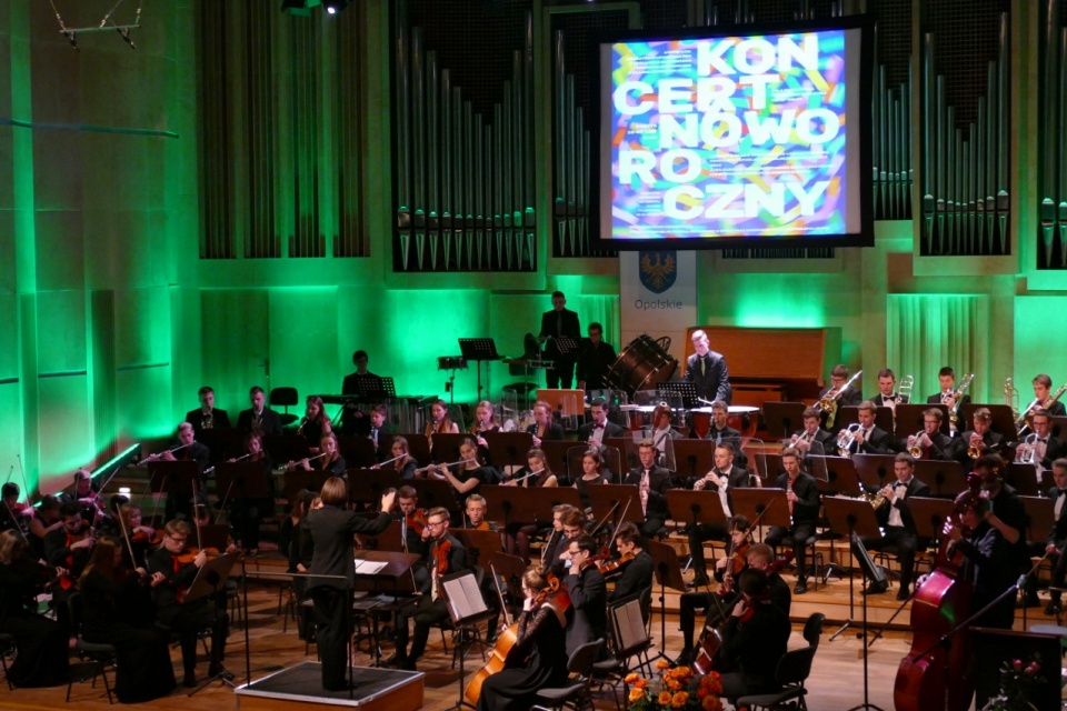 Koncert noworoczny orkiestr z Opola i Mainz [fot. Małgorzata Ślusarczyk]