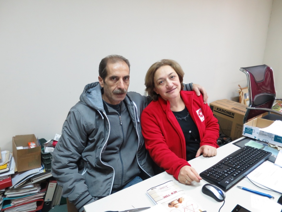 Lena Afessa Habib i Nidal Habib - uchodźcy z Syrii [fot. Kamila Gal-Skorupa]