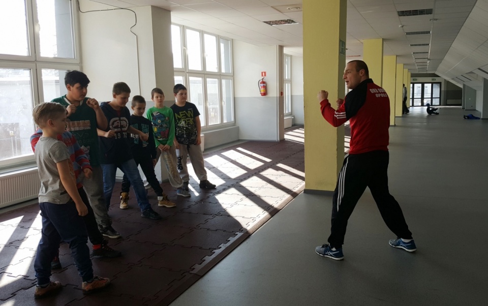 Trening bokserski z Radosławem Chojnowskim z OKB Opole [fot. Daria Placek]