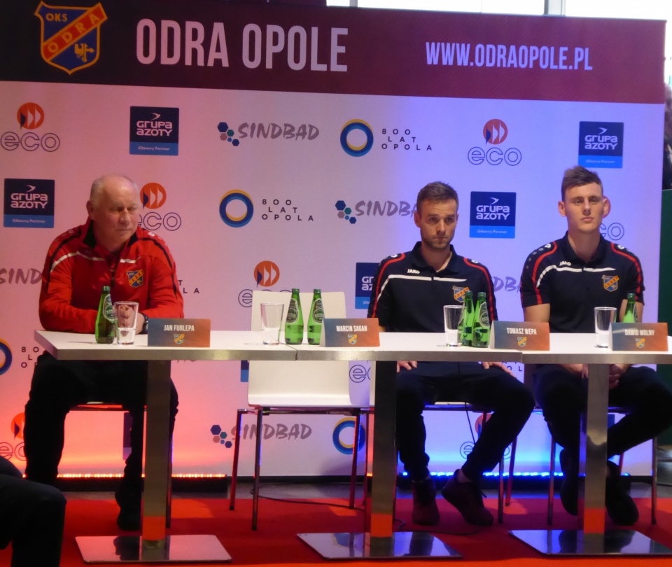 Prezentacja zespołu Odry Opole [fot. Ewelina Laxy]