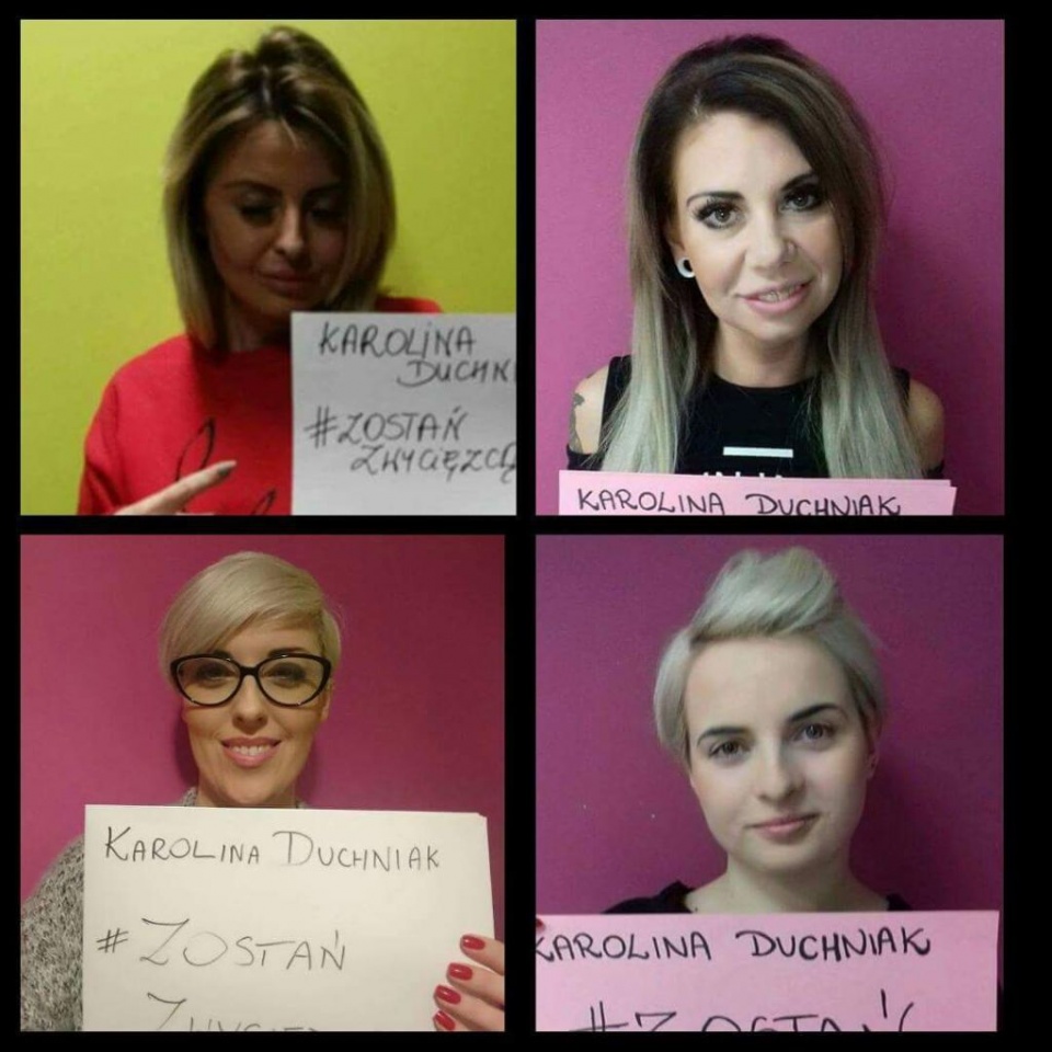 Blondynki w kolejnej akcji pomocy - Debora Hulboj, Anna Jastrzębska, Anna Żurkowska i Karolina Charęza [Fot. "Zostań Zwycięzcą"]