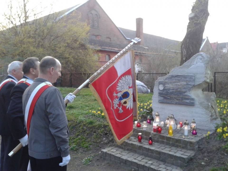 Uroczystości przed Obeliskiem Pamięci Ofiar Zbrodni Katyńskiej 2016r [Fot.Dorota Kłonowska]