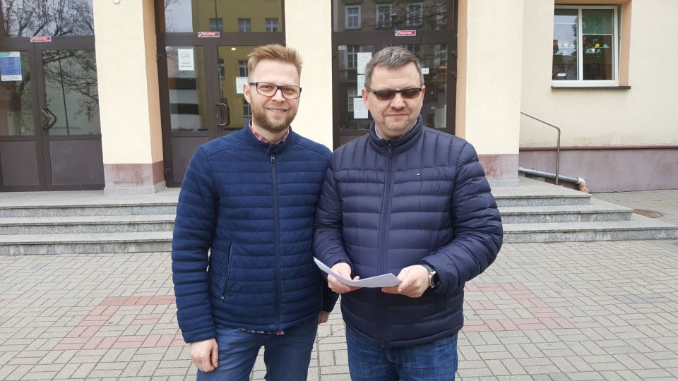 Adam Więcek i Michał Nesterowicz ze Stowarzyszenia Synergia Opolskie
