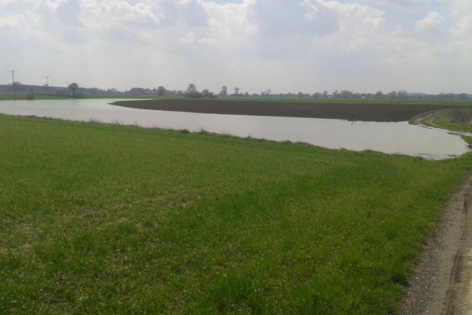 Powódź w Dziergowicach w gminie Bierawa [fot. OSP Dziergowice]