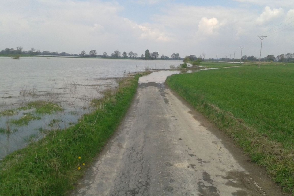 Powódź w Dziergowicach w gminie Bierawa [fot. OSP Dziergowice]