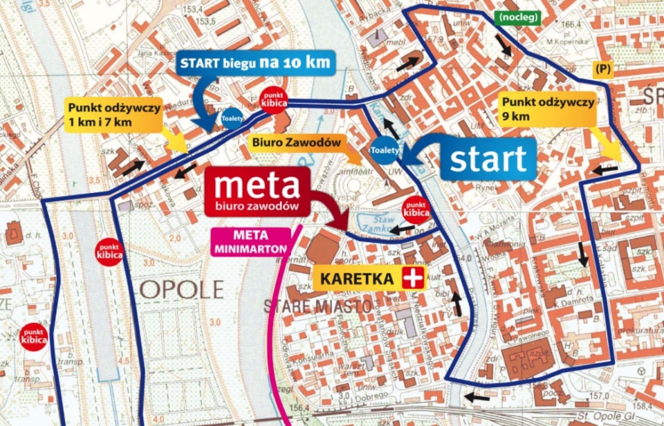 Część trasy VII Maratonu Opolskiego [fot. archiwum organizatora]