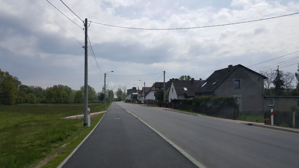 Podobna ścieżka pieszo-rowerowa powstała na terenie gminy Popielów [fot. UG w Popielowie]