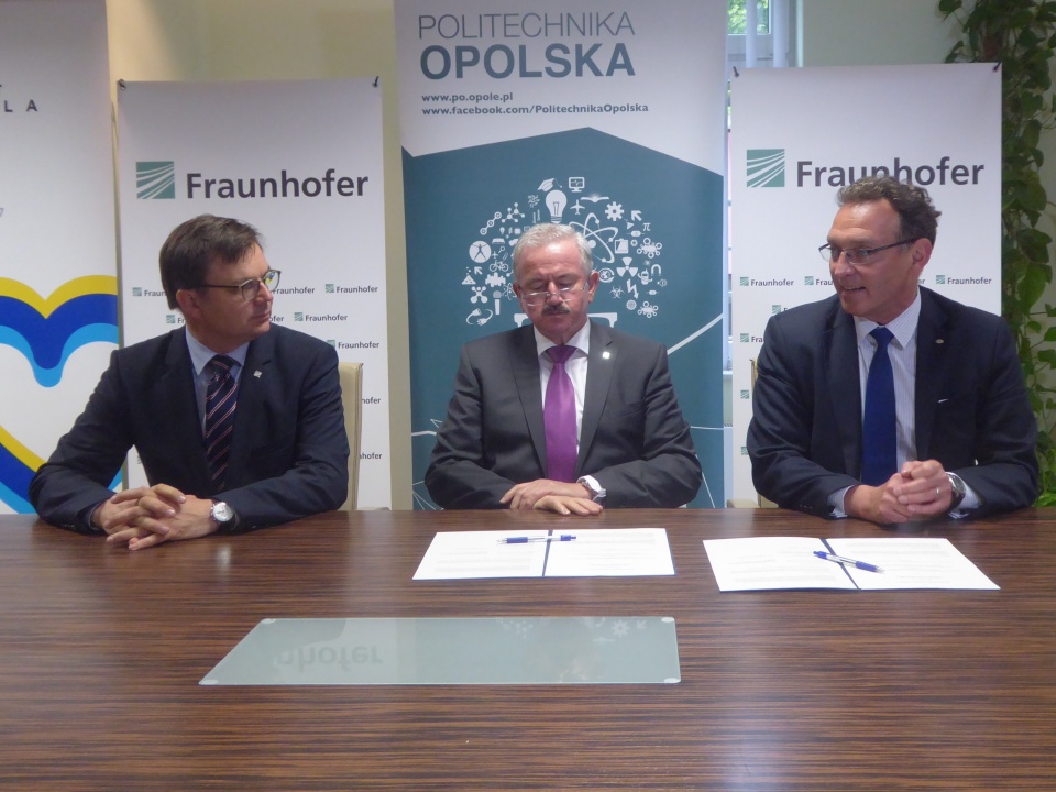 Instytut Fraunhofera zaczyna współpracę z Politechniką Opolską [fot. Ewelina Laxy]