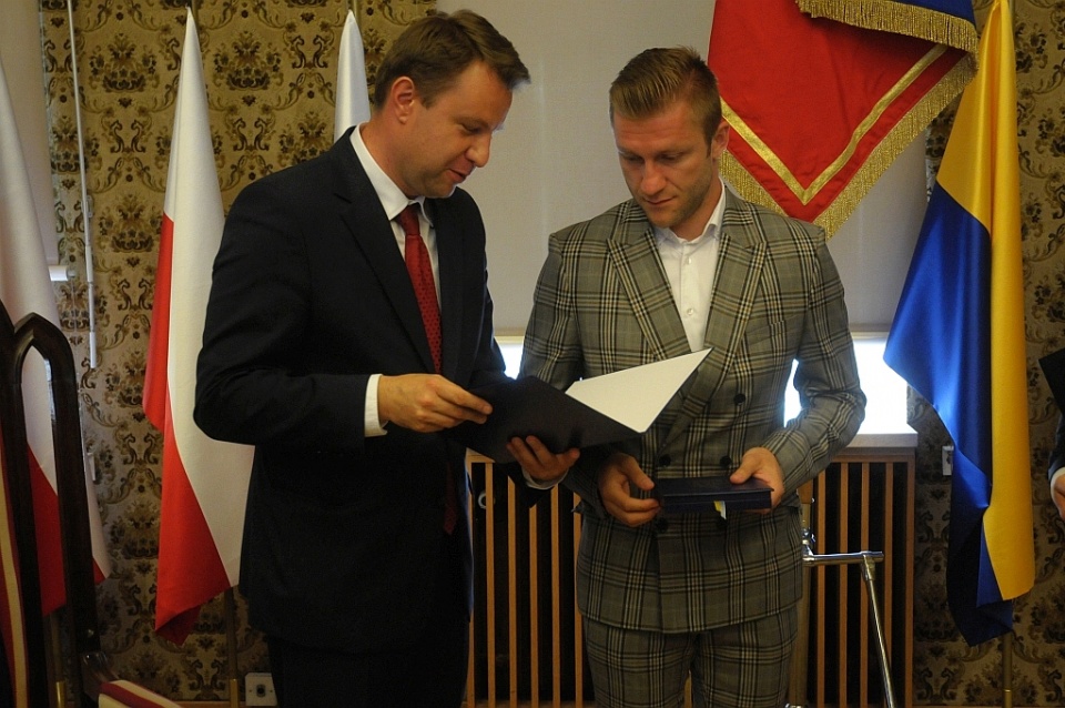 Jakub Błaszczykowski honorowym obywatelem Opola [fot. Daria Placek]