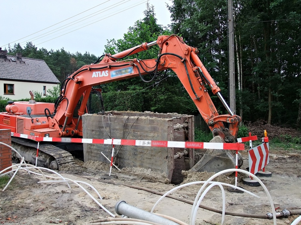 Budowa kanalizacji w Dylakach w gminie Ozimek [fot. UGiM w Ozimku]