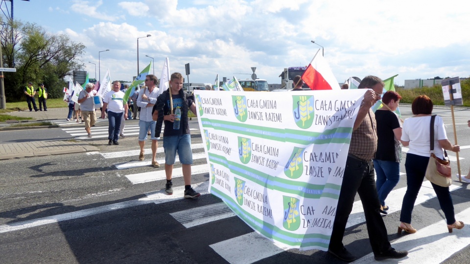 Protest przeciwników powiększenia Opola [fot. Mariusz Chałupnik]