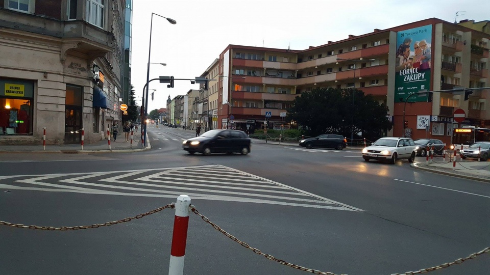Skrzyżowanie ulic Reymonta i Ozimskiej [fot. Daria Placek]