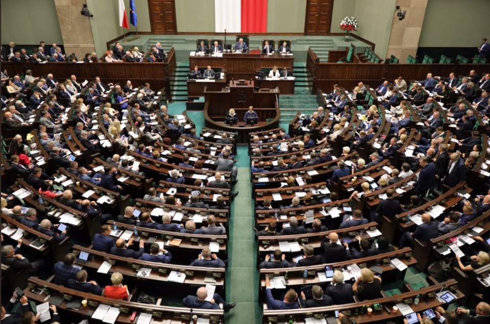 46. posiedzenie Sejmu, na którym przyjęto ustawę o Sądzie Najwyższym [fot. z Twittera Sejmu RP]