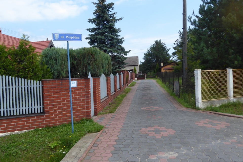 Ulica 22 lipca w Chrząstowicach zmieniła nazwę na ulicę Wspólną [fot. Monika Pawłowska]